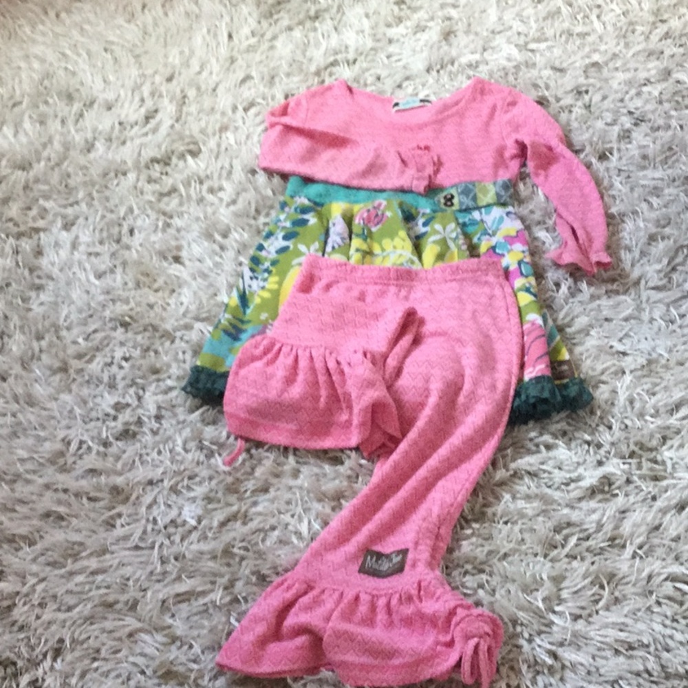 Matilda Jane girls set dress and pants